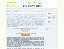 Tablet Screenshot of brueckenwoerter.de